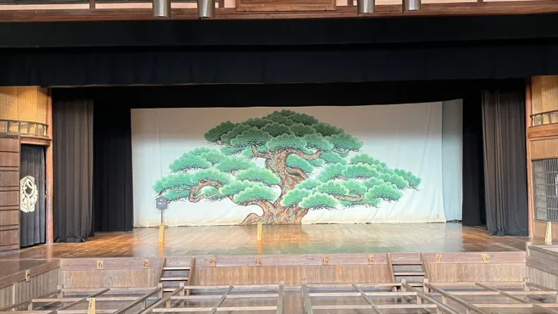 A Japanese theatre in Ehime