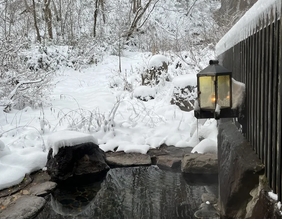 rotenburo in Aoni Onsen